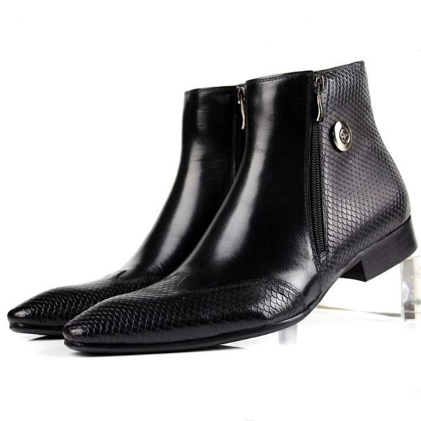 brown / black serpentine boots mens ankle boots genuine leather boots mens dress shoes
brown / black serpentine boots mens ankle boots genuine leather boots mens dress shoes