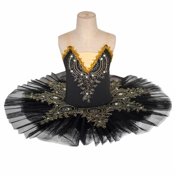 professional black ballet tutus for girls child swan lake ballet dress dance clothes pancake ballerina figure skating dress, Black;red
professional black ballet tutus for girls child swan lake ballet dress dance clothes pancake ballerina figure skating dress, Black;red