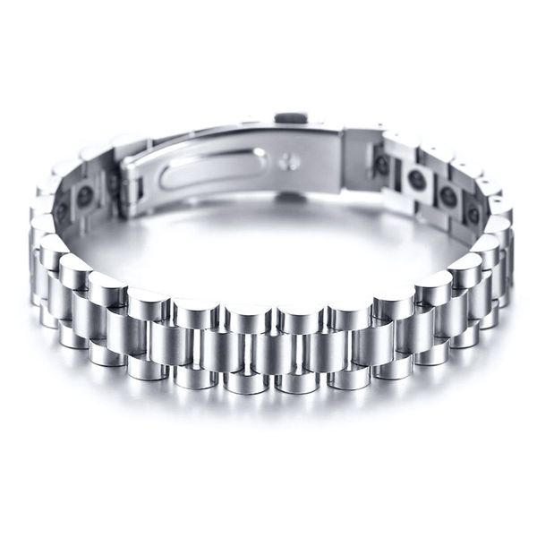 wholesale fashion silver color charm stainless steel jewelry magnet men's bracelet, Black
wholesale fashion silver color charm stainless steel jewelry magnet men's bracelet, Black