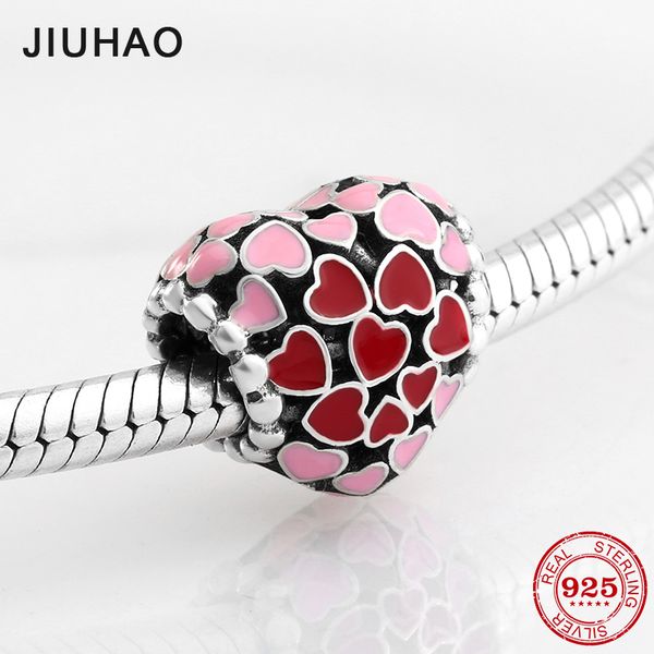 925 sterling silver red pink heart enamel beads womens accessories fit original pandora charms bracelet jewelry making, Golden;silver
925 sterling silver red pink heart enamel beads womens accessories fit original pandora charms bracelet jewelry making, Golden;silver