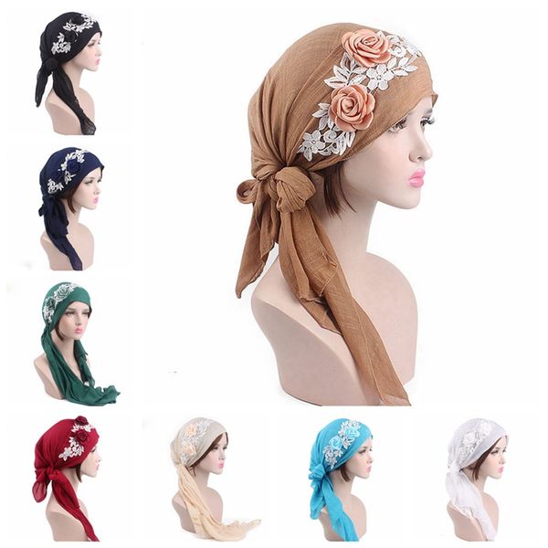 jlong 2019 new fashion women flower muslim embroidery cancer chemo hat beanie scarf turban head wrap cap f52, Red
jlong 2019 new fashion women flower muslim embroidery cancer chemo hat beanie scarf turban head wrap cap f52, Red