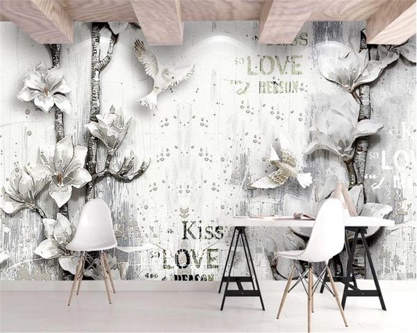 custom 3d wallpaper mural simple nordic embossed three-dimensional magnolia flower wall decoration oil painting silk wallpaper
custom 3d wallpaper mural simple nordic embossed three-dimensional magnolia flower wall decoration oil painting silk wallpaper