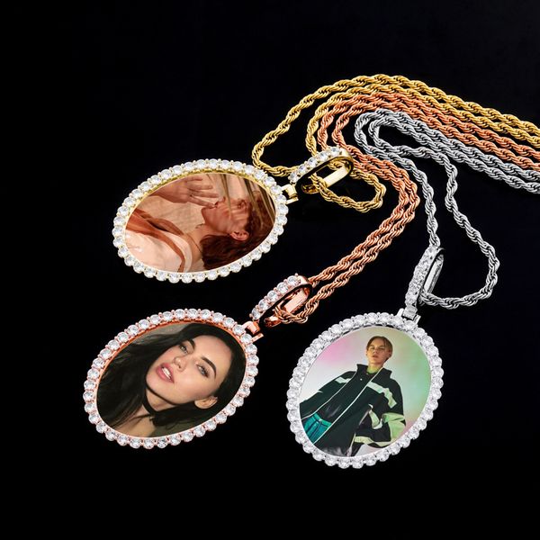 memory p customized necklaces luxury bling zircon men women necklace 18k gold rhodium plated oval pendant hip hop necklaces, Silver
memory p customized necklaces luxury bling zircon men women necklace 18k gold rhodium plated oval pendant hip hop necklaces, Silver