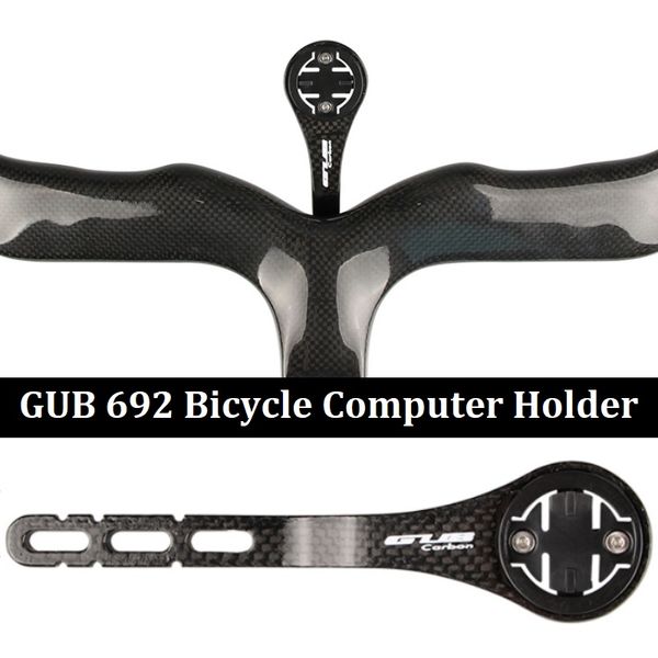 

gub 692 carbon fiber mountain bicycle road bike cycling mtb computer satch speedometer mount holder for garmin cateye bryton