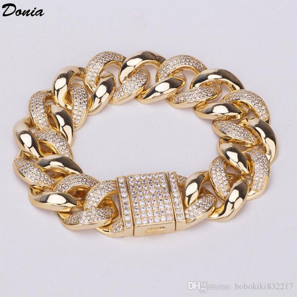 donia jewelry fashion european and american copper micro inlaid zircon cuba bracelet box buckle men's hip hop style jewelry, Black
donia jewelry fashion european and american copper micro inlaid zircon cuba bracelet box buckle men's hip hop style jewelry, Black