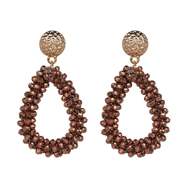 11 colors new shiny bling beads crystal drops earring fashion statement jewelry wedding party dangle earring for women wholesale, Golden
11 colors new shiny bling beads crystal drops earring fashion statement jewelry wedding party dangle earring for women wholesale, Golden