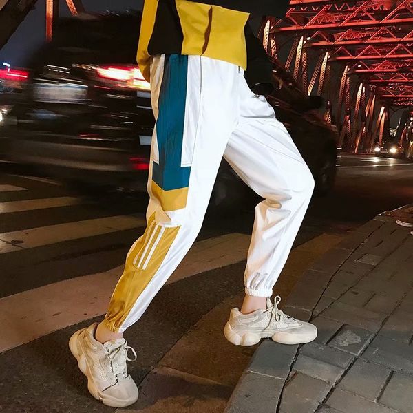 2019 men casual striped pants fashion loose track pants men sweat sports japanese streetwear joggers sweatpants, Black
2019 men casual striped pants fashion loose track pants men sweat sports japanese streetwear joggers sweatpants, Black