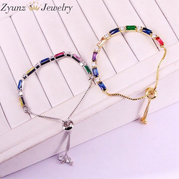 10pcs, colorful cubic zircon chains, rectangle zirconia bezel chains silver / gold color cz connectors links chain bracelets, Golden;silver
10pcs, colorful cubic zircon chains, rectangle zirconia bezel chains silver / gold color cz connectors links chain bracelets, Golden;silver