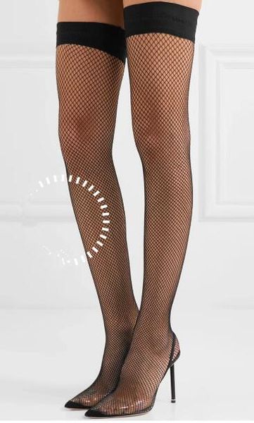 new 2018 women black pointed toe stiletto heel slip on elastic fishnet socks short/over the knee boots plus size 42
new 2018 women black pointed toe stiletto heel slip on elastic fishnet socks short/over the knee boots plus size 42