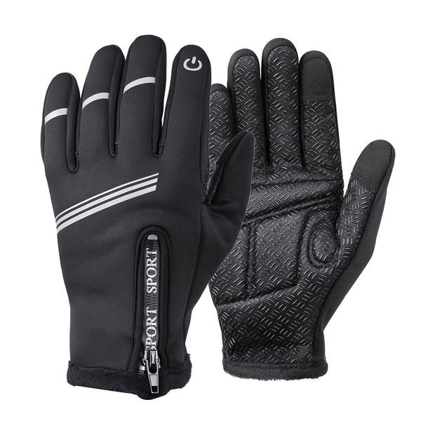 

cycling gloves full finger touchscreen anti-slip bicycle warm gloves windproof waterproof man women skiing skating thermal glove