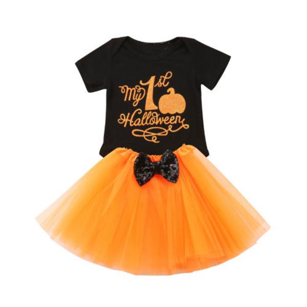 girls clothing set halloween toddler kids baby girls outfits clothes t-shirt + tutu dress skirt 2pcs set, Pink;blue
girls clothing set halloween toddler kids baby girls outfits clothes t-shirt + tutu dress skirt 2pcs set, Pink;blue