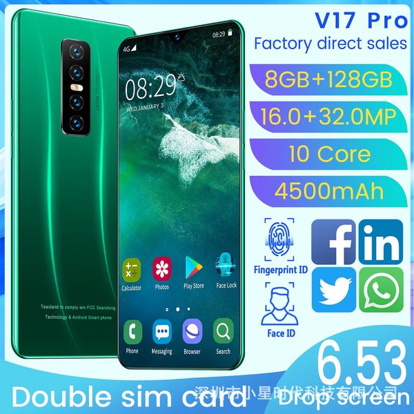 v17 pro новый спот смартфон 6,5-дюймовый полный большой экран ультрабук внутренний oem мобильный телефон
v17 pro новый спот смартфон 6,5-дюймовый полный большой экран ультрабук внутренний oem мобильный телефон