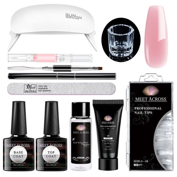 meet across poly uv gel set with nail tips dual form quick building nail gel for finger extension manicure
meet across poly uv gel set with nail tips dual form quick building nail gel for finger extension manicure