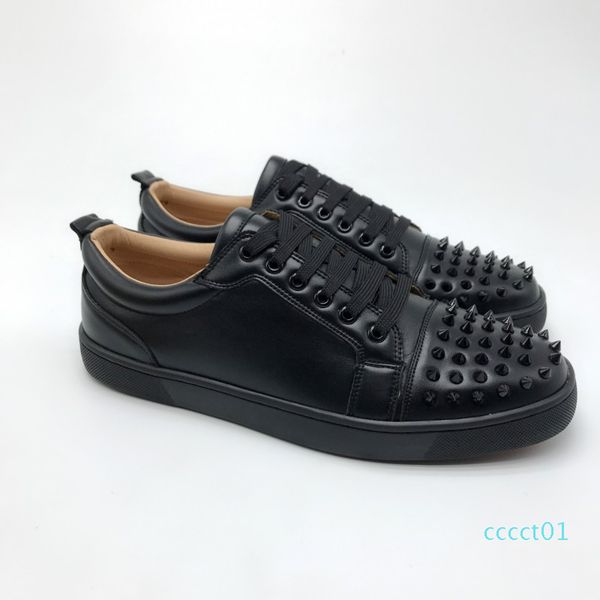 red bottoms lace up casual shoes red bottom low cut fashion leather suede party wedding men women shoes size 36-47 shoes with box, Black
red bottoms lace up casual shoes red bottom low cut fashion leather suede party wedding men women shoes size 36-47 shoes with box, Black