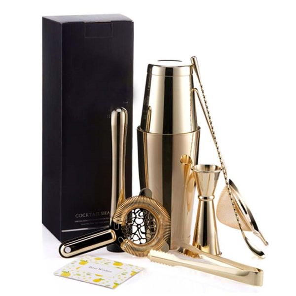 seven-piece cocktail shaker set 304 stainless steel boston bartender bar shaker kit bar tool other bar products
seven-piece cocktail shaker set 304 stainless steel boston bartender bar shaker kit bar tool other bar products