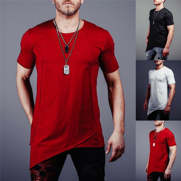 2019 men's slim fit o neck short sleeve muscle tee shirts casual t-shirt new, Black;red
2019 men's slim fit o neck short sleeve muscle tee shirts casual t-shirt new, Black;red