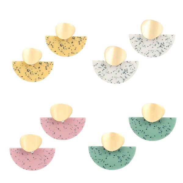 korean style geometric semicircle acetate acrylic resin chic big dangle drop statement lady's earrings ing, Silver
korean style geometric semicircle acetate acrylic resin chic big dangle drop statement lady's earrings ing, Silver