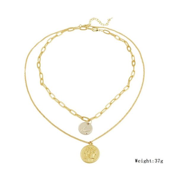 european and american exaggerated fashion jewelry multi-layer necklace pin coin imitation natural pearl necklace, Golden;silver
european and american exaggerated fashion jewelry multi-layer necklace pin coin imitation natural pearl necklace, Golden;silver