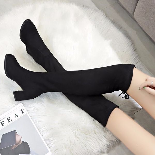 overknee boots winter women shoes over knee boots women booties woman long boot schoenen vrouw bottines botas para mujer, Black
overknee boots winter women shoes over knee boots women booties woman long boot schoenen vrouw bottines botas para mujer, Black