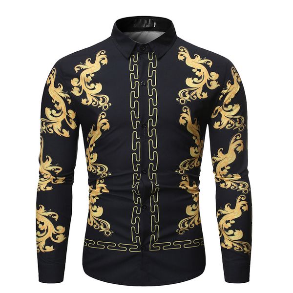 floral shirt men fashion long sleeve printed shirts dress social business chemise homme streetwear men's casual, White;black
floral shirt men fashion long sleeve printed shirts dress social business chemise homme streetwear men's casual, White;black