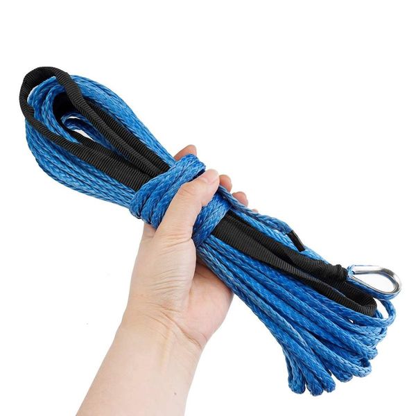 3/16'' x 50' synthetic fiber winch line cable rope 7700+ lbs + sheath for atv utv 5.5mm*15m synthetic
3/16'' x 50' synthetic fiber winch line cable rope 7700+ lbs + sheath for atv utv 5.5mm*15m synthetic