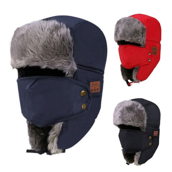 winter soft plush thick ushanka hat usb winter hat with ear flaps for bluetooth music outdoor equipment, Black;white
winter soft plush thick ushanka hat usb winter hat with ear flaps for bluetooth music outdoor equipment, Black;white