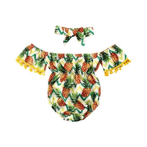 new toddler kids baby girls clothes bow headband off shoulder tassle pineapple print short sleeve bodysuit 2pc summer outfit, White
new toddler kids baby girls clothes bow headband off shoulder tassle pineapple print short sleeve bodysuit 2pc summer outfit, White