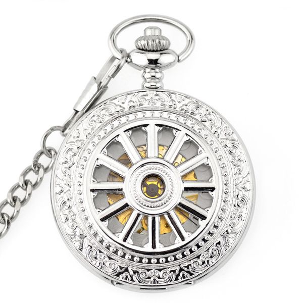new keleton automatic mechanical pocket watch steampunk men antique luxury necklace chain silver pocket fob watch, Slivery;golden
new keleton automatic mechanical pocket watch steampunk men antique luxury necklace chain silver pocket fob watch, Slivery;golden