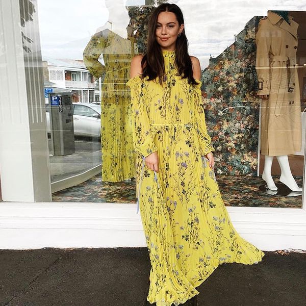 2020 yellow a line summer elegant print long sleeve women dresses crew bow bandage a-line dresses holiday weekend casual bohemian vestido, Black;gray
2020 yellow a line summer elegant print long sleeve women dresses crew bow bandage a-line dresses holiday weekend casual bohemian vestido, Black;gray