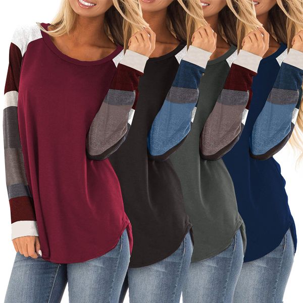 2021 spring and autumn new bottoming shirt european round neck collar color long-sleeved t-shirt, support mixed batch, White
2021 spring and autumn new bottoming shirt european round neck collar color long-sleeved t-shirt, support mixed batch, White