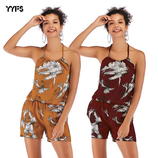 womens designer thin backless chiffon sleeveless jumpsuit tight print sling shorts women casual, Gray
womens designer thin backless chiffon sleeveless jumpsuit tight print sling shorts women casual, Gray