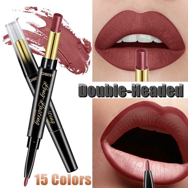 qiwomen double-head ended makeup waterproof matte long lasting lip liner pencil liquid lipstick lipstick matte long lasting
qiwomen double-head ended makeup waterproof matte long lasting lip liner pencil liquid lipstick lipstick matte long lasting