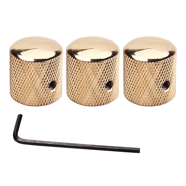 3 pieces golden metal guitar tone control knobs for electric guitars accessories
3 pieces golden metal guitar tone control knobs for electric guitars accessories