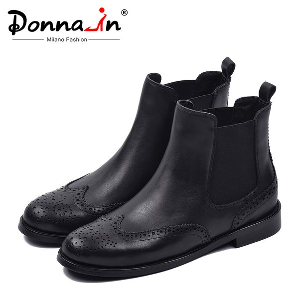 donna-in autumn winter boots for women genuine leather short plush low med square ankle boots slip on round toe shoes, Black
donna-in autumn winter boots for women genuine leather short plush low med square ankle boots slip on round toe shoes, Black