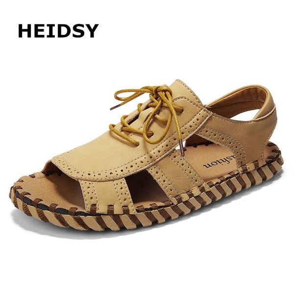2020 new male shoes split leather men sandals summer men shoes beach sandals man fashion outdoor casual handmade sandalias, Black
2020 new male shoes split leather men sandals summer men shoes beach sandals man fashion outdoor casual handmade sandalias, Black
