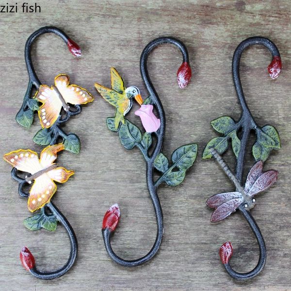 cast iron multipurpose s shaped hook hanging basket flower pot patio home long hook hand painted color animal s clasp
cast iron multipurpose s shaped hook hanging basket flower pot patio home long hook hand painted color animal s clasp