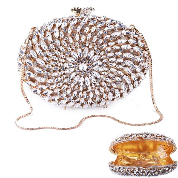 white rhinestone party clutch evening bags high-end gold metal women party clutch lady clutches handbag luxury chain purses
white rhinestone party clutch evening bags high-end gold metal women party clutch lady clutches handbag luxury chain purses