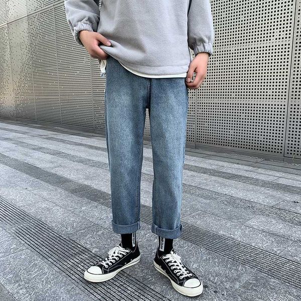 straight jeans men's fashion washed solid color casual retro jean pants men streetwear wild loose hip hop denim trousers mens, Blue
straight jeans men's fashion washed solid color casual retro jean pants men streetwear wild loose hip hop denim trousers mens, Blue