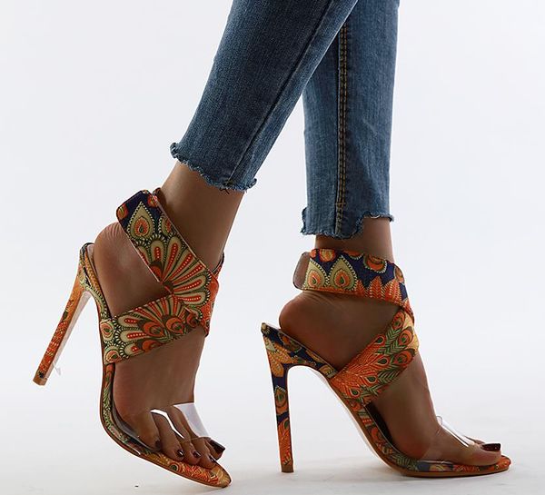 come with box colorful peacock printed cross strap designer sandals high heels women designer shoes slides, Black
come with box colorful peacock printed cross strap designer sandals high heels women designer shoes slides, Black