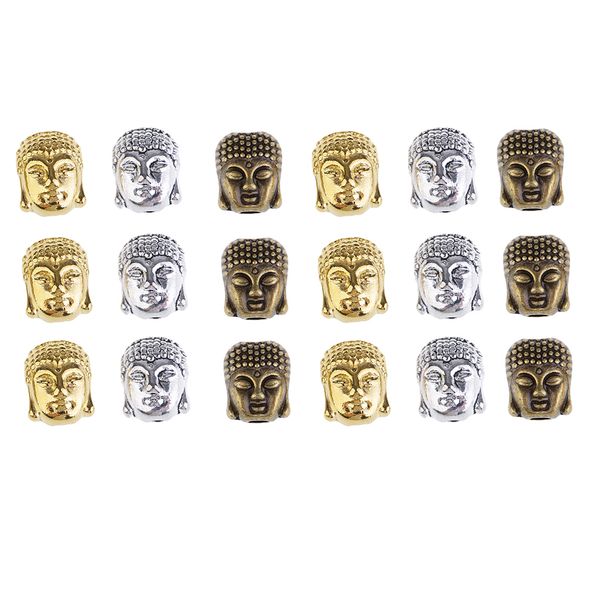 18 piece buddha head shape spacer loose beads jewelry making charms accessories for diy necklace bracelet supplies
18 piece buddha head shape spacer loose beads jewelry making charms accessories for diy necklace bracelet supplies
