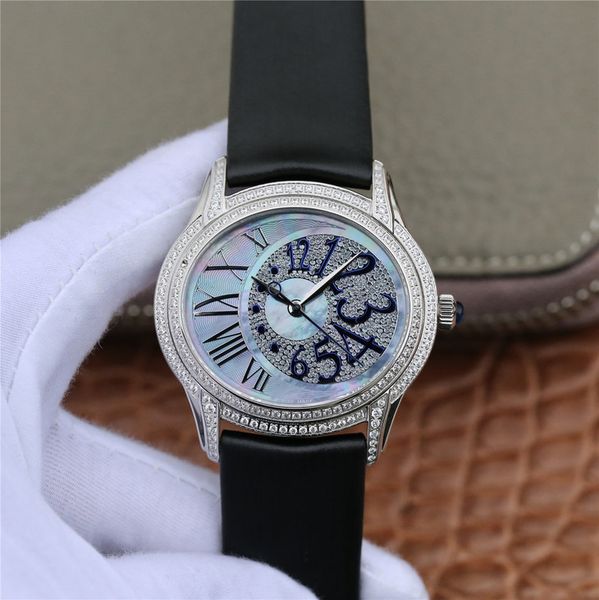 orologio di lusso 77303bg lady watches 35x39.5mm mother-of-pearl dial movement watches diamond watch (18k white gold inset 323 diamond, Slivery;brown
orologio di lusso 77303bg lady watches 35x39.5mm mother-of-pearl dial movement watches diamond watch (18k white gold inset 323 diamond, Slivery;brown