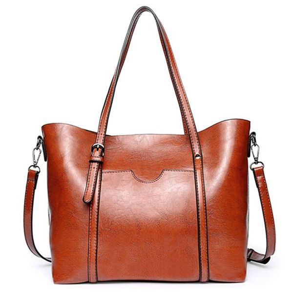 european and american women's bags large-capacity tote bags 2020 new handbags oil leather women's single shoulder messenger
european and american women's bags large-capacity tote bags 2020 new handbags oil leather women's single shoulder messenger