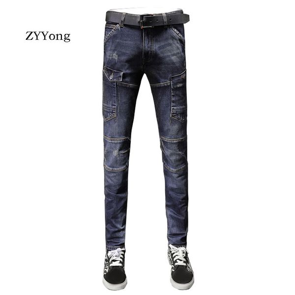 zyyong standard tooling straight denim trousers men casual classic fashion stitching pocket blue denim trousers men
zyyong standard tooling straight denim trousers men casual classic fashion stitching pocket blue denim trousers men