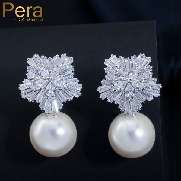 pera noble design cz brand jewelry big freshwater simulated pearl long drop bridal wedding party earrings for brides e027, Golden
pera noble design cz brand jewelry big freshwater simulated pearl long drop bridal wedding party earrings for brides e027, Golden