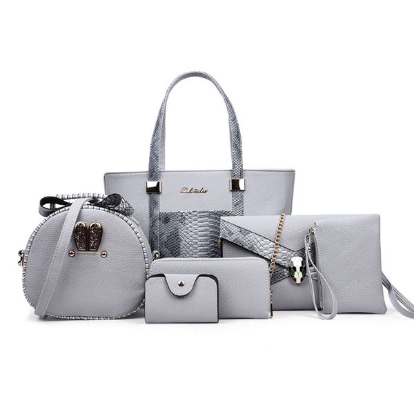new women's hand bags pu leather 6 piece sets composite bag retro wild fashion ladies shoulder messenger handbag #197507
new women's hand bags pu leather 6 piece sets composite bag retro wild fashion ladies shoulder messenger handbag #197507