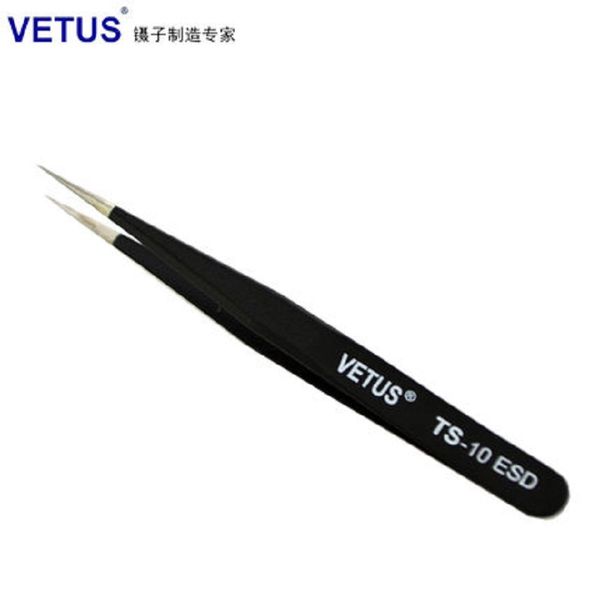 vetus 6 in1 is dedicated to precision components of mobile phone maintenance stainless steel black antistatic tweezers
vetus 6 in1 is dedicated to precision components of mobile phone maintenance stainless steel black antistatic tweezers