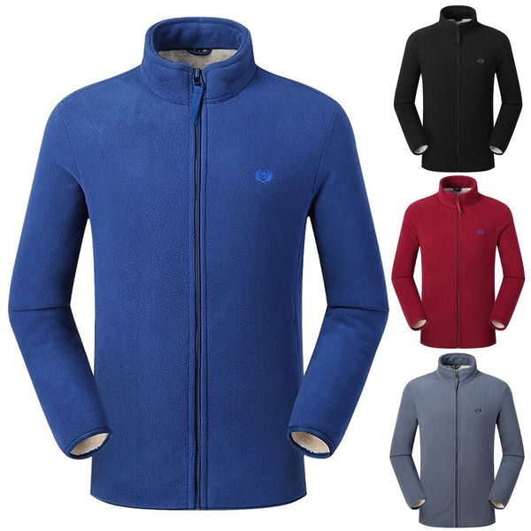 men's autumn winter outdoor zipper thickening fleece stand collar sport coat outdoor accessories camping equipment dropshipping, Blue;black
men's autumn winter outdoor zipper thickening fleece stand collar sport coat outdoor accessories camping equipment dropshipping, Blue;black