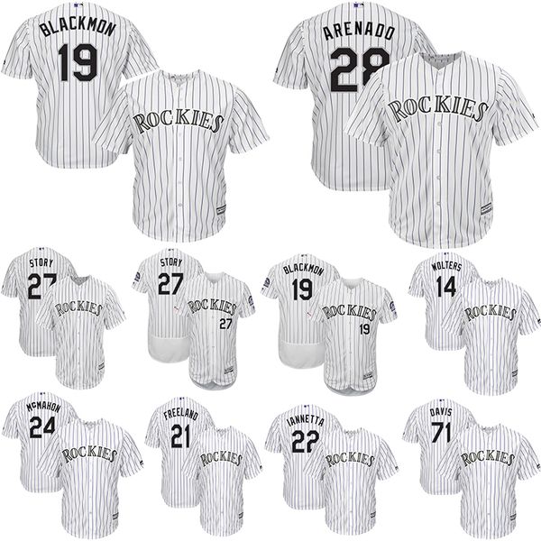 Colorado Men's Rockies Nolan Arenado Jerseys Charlie Blackmon Trevor Story Trevor Story Ian Desmond White Cool Flex Base Baseball Jersey
Colorado Men's Rockies Nolan Arenado Jerseys Charlie Blackmon Trevor Story Trevor Story Ian Desmond White Cool Flex Base Baseball Jersey