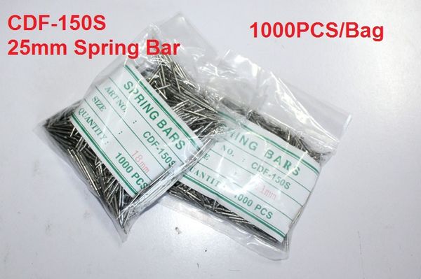 wholesale 1000pcs / bag 25mm cdf-150s watch spring bar for watch repair and band replacement
wholesale 1000pcs / bag 25mm cdf-150s watch spring bar for watch repair and band replacement