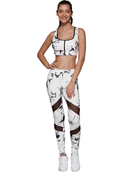 yoga set - women two piece set fitness sports bra and pants sleeveless gym workout clothes t200424, Gray
yoga set - women two piece set fitness sports bra and pants sleeveless gym workout clothes t200424, Gray